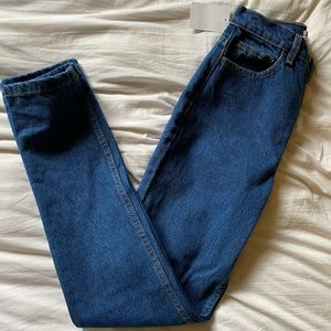 High waisted American Apparel jeans